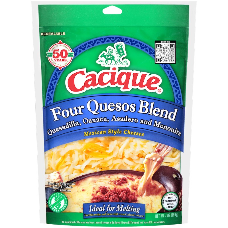 CACIQUE 4 QUESOS SHREDDED 7 OZ