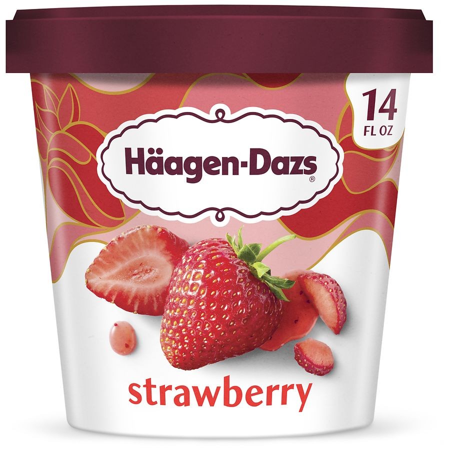 HAAGEN DAZS STRAWBERRY 414 ML