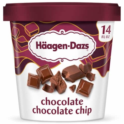 HAAGEN DAZS CHOC CHOC CHIP  14Z 14 OZ
