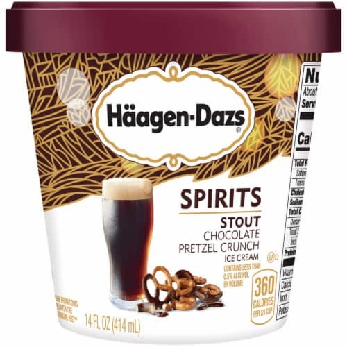 HAAGEN.DAZS SPIRITS STOUT CHOCOLATE PRET 14 OZ