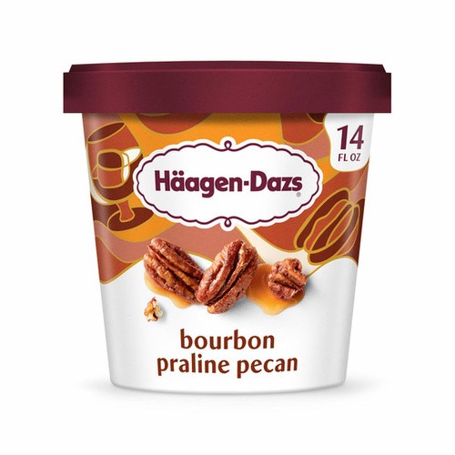 HAAGEN.DAZS  SPIRITS BOURBON PRALINE PIC 14 OZ