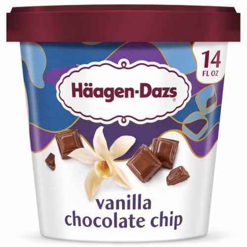 HAAG DZ VANIL CHOC CHIP 14Z 14 OZ