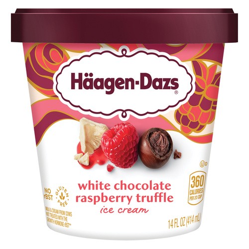 HAAG DZ WHT CH RASP TRF 14Z 14 OZ