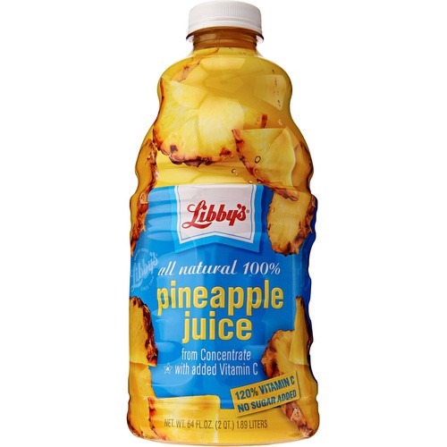 LIBBY'S 100 PINEAPPLE JUICE 64 OZ