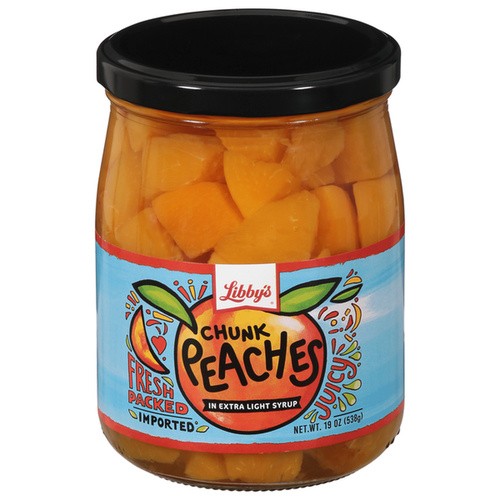 LIBBY PEACHES CHUNK 19 OZ