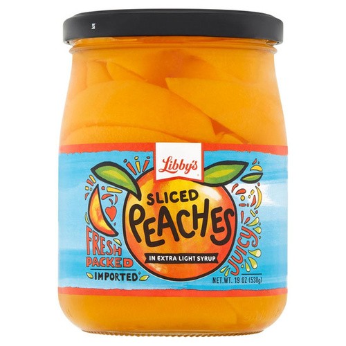 LIBBY PEACHES SLICED 19 OZ