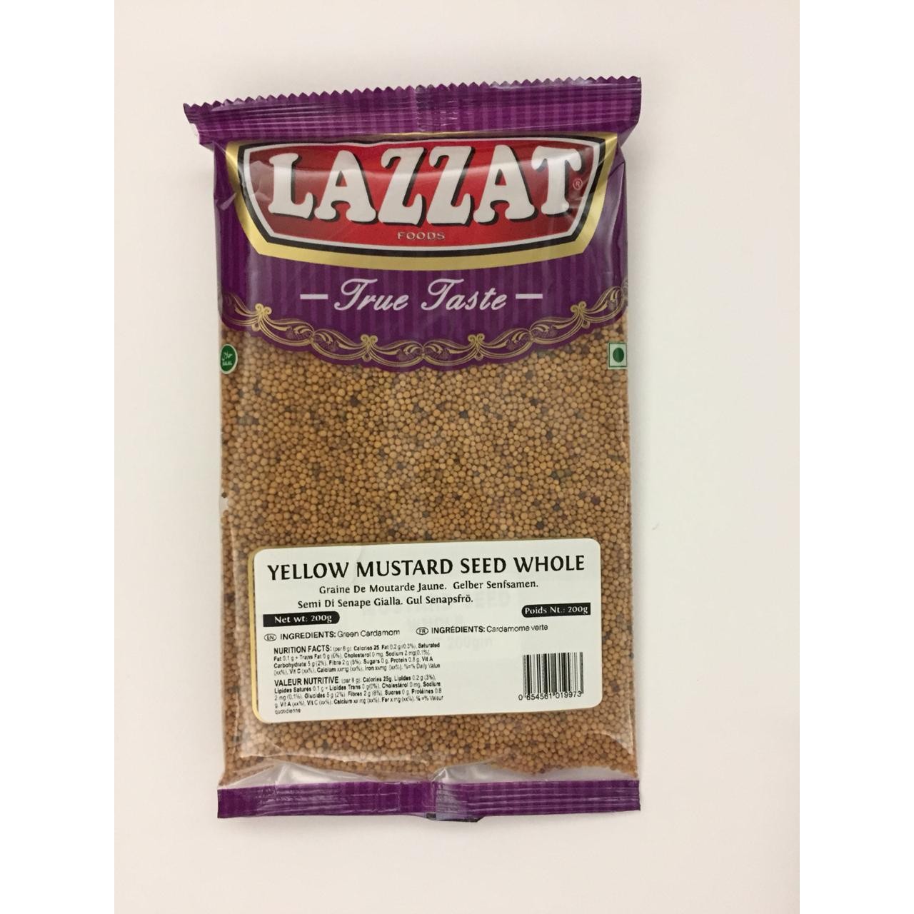 Lazzat Black Mustard Seeds 14 Oz