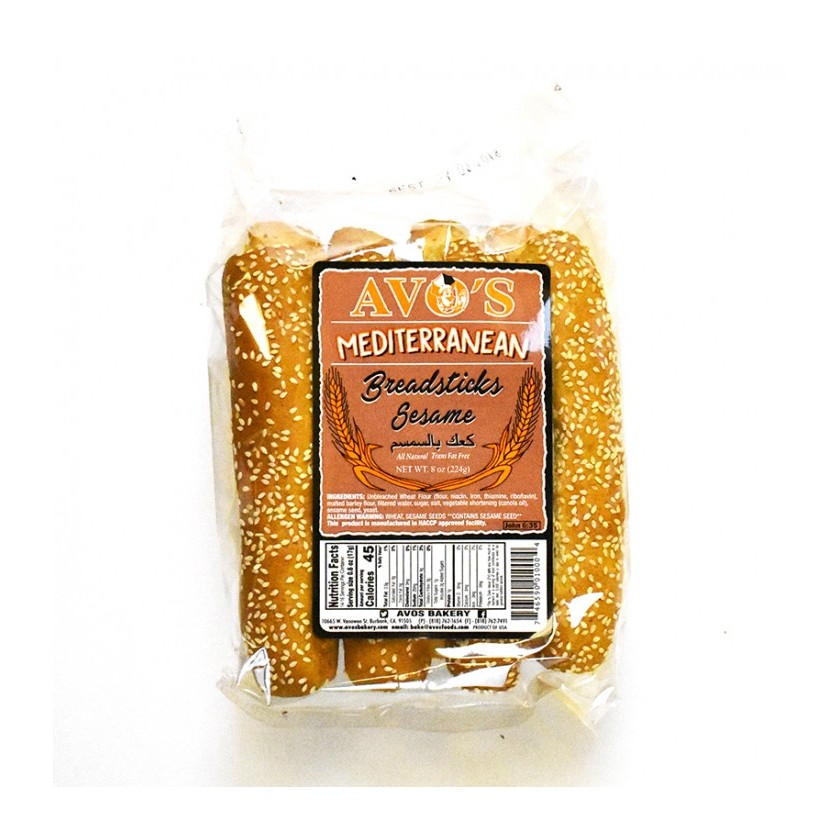 AVOS MEDITERAN BREADSTICK 8 OZ