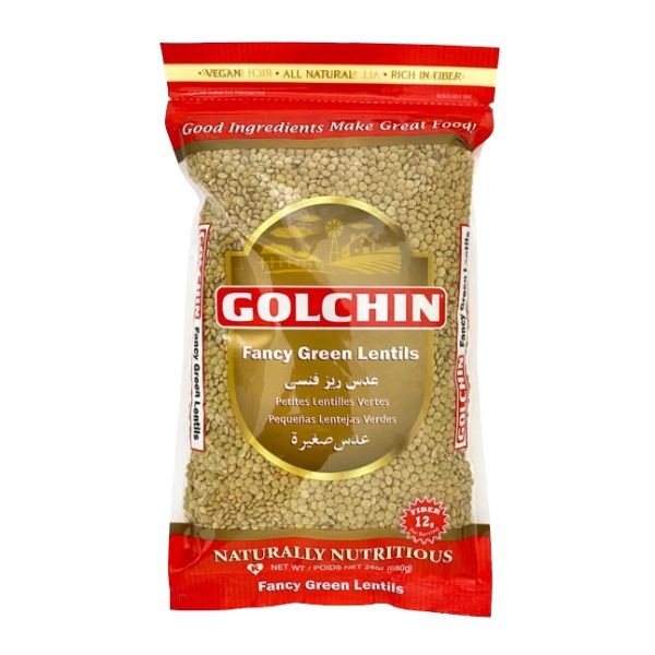 Golchin Green Lentils 24 OZ