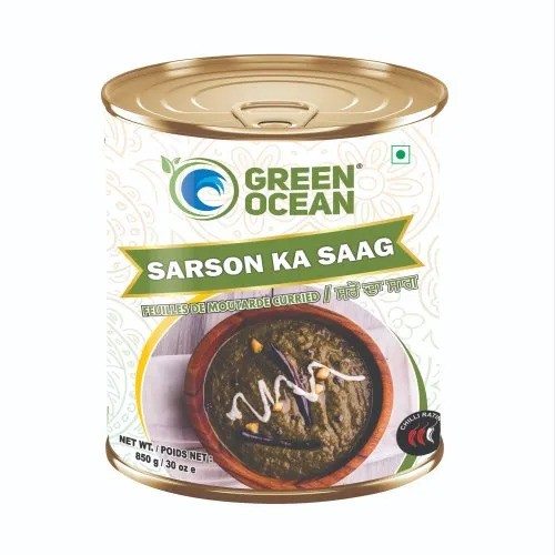 GREEN OCEAN SARSON KA SAAG 850 GM