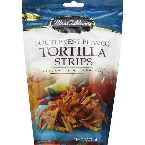 MRS CUBBISON SW TORTILLA STRIPS 4 OZ