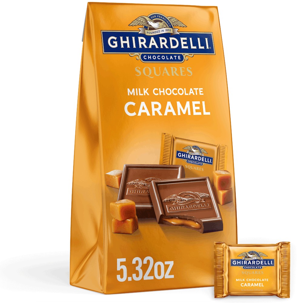GHIRARDELLI MK/CH CRML SQUARES           1 OZ