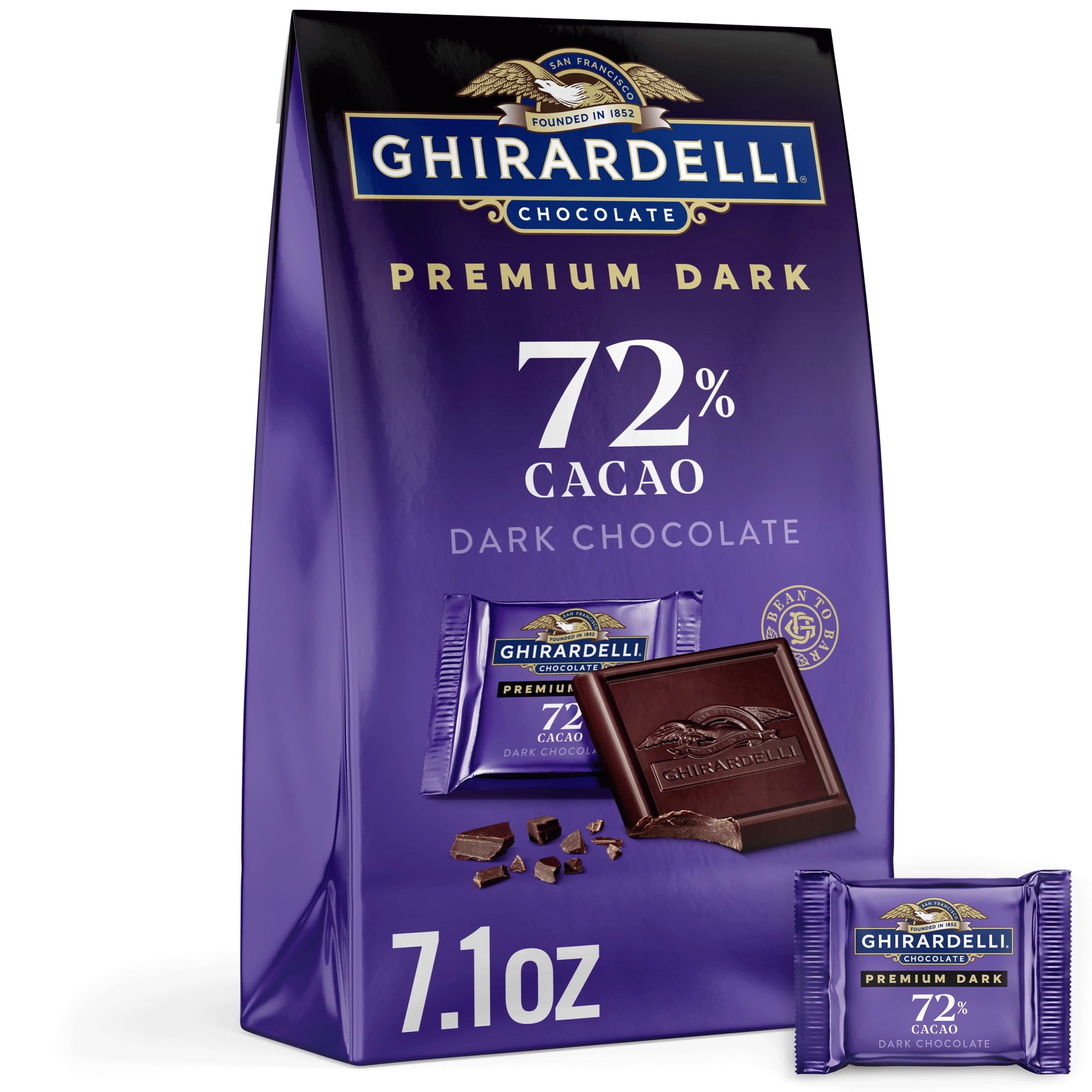 GHIRADELLI DARK 72% CACAO 1 PACK