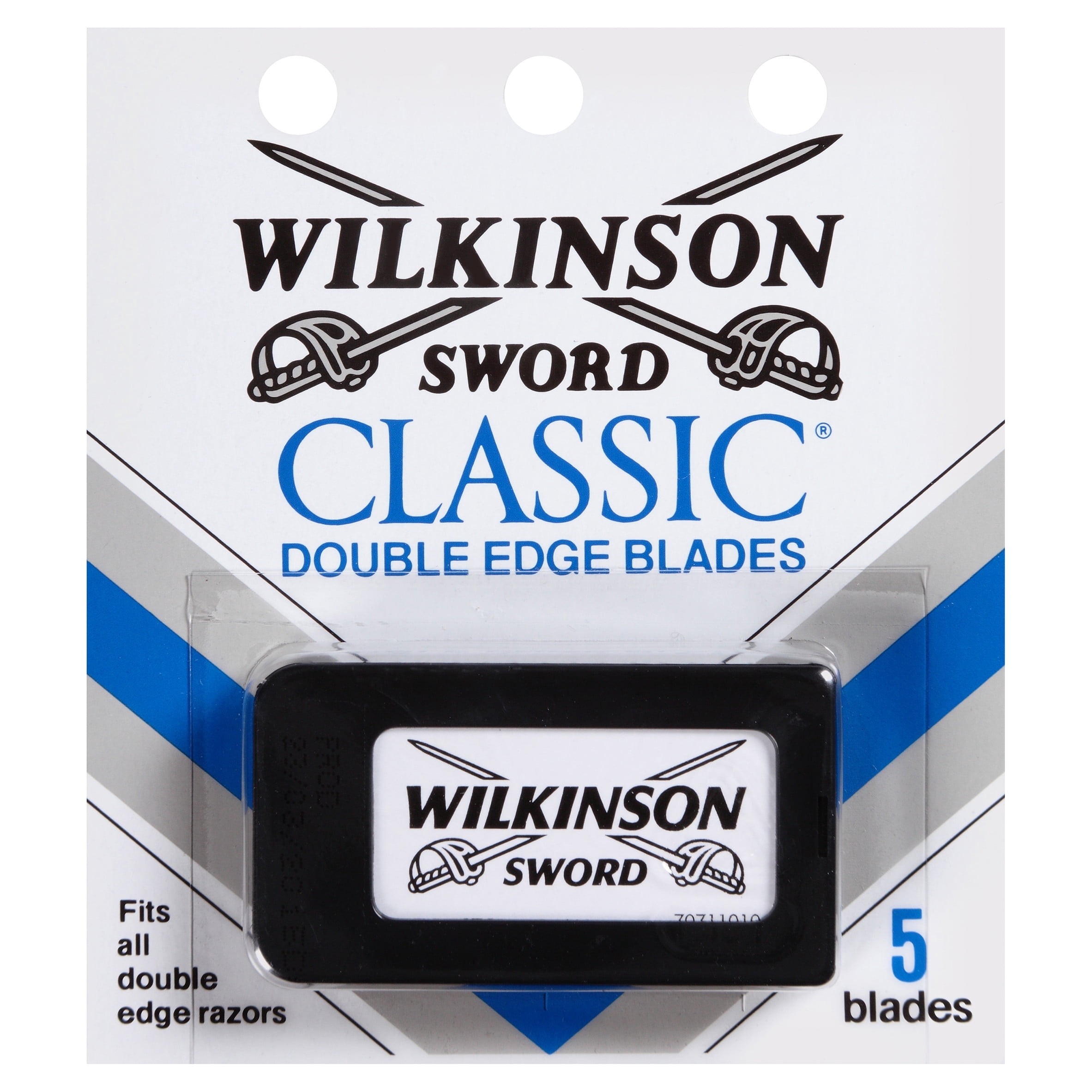 Wilkinson Sword Classic Stainless Steel Double Edge Blades 5 PCS