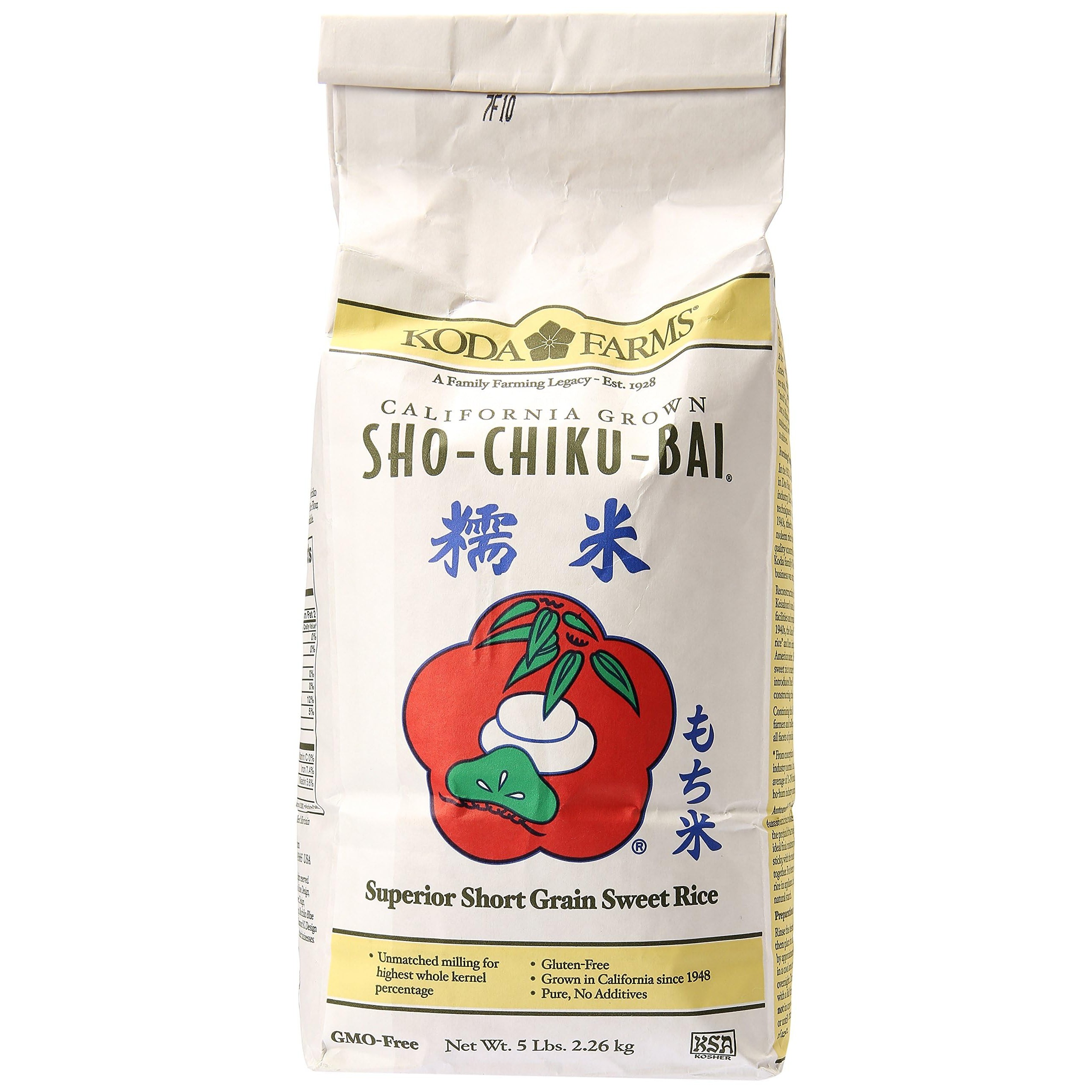 Sho Chiku Bai Sweet Rice 5 LBS