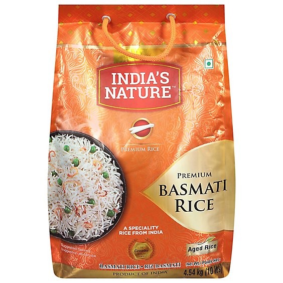 INDIA NATURE BASMATI RICE 10 LBS