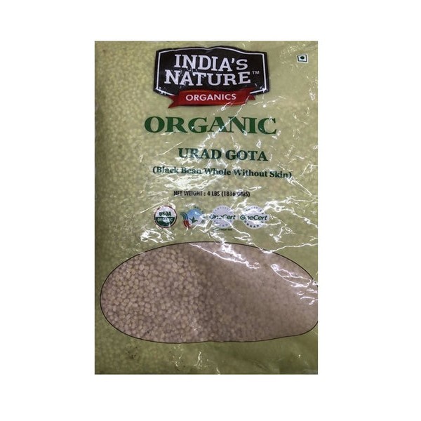 INDIA NATURE ORGANIC URAD GOTA 4 LBS