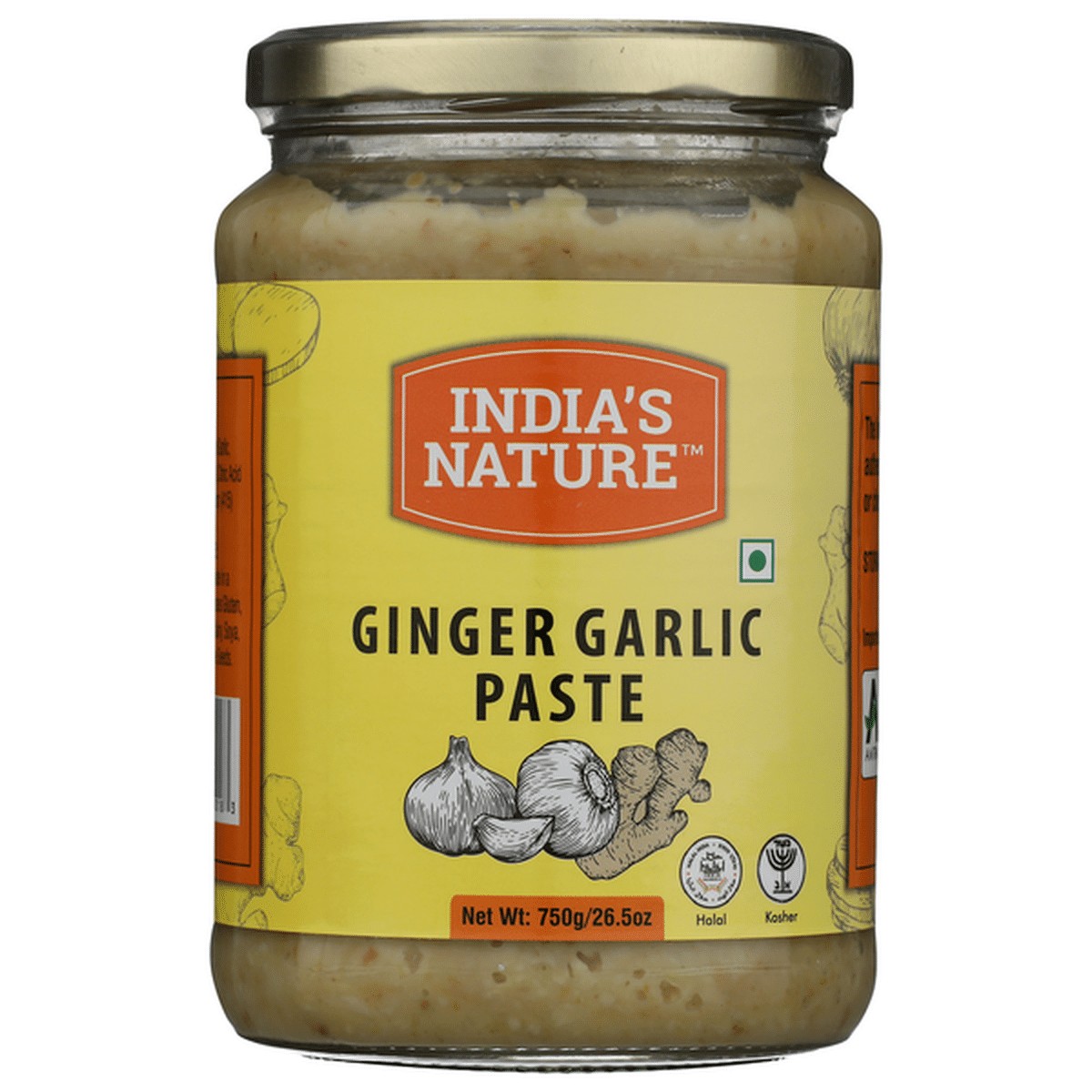 INDIAS NATURE GINGER GARLIC PASTE
