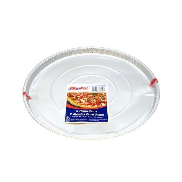 JIFFY FOIL PIZZA PANS 2 Count 2 COUNT
