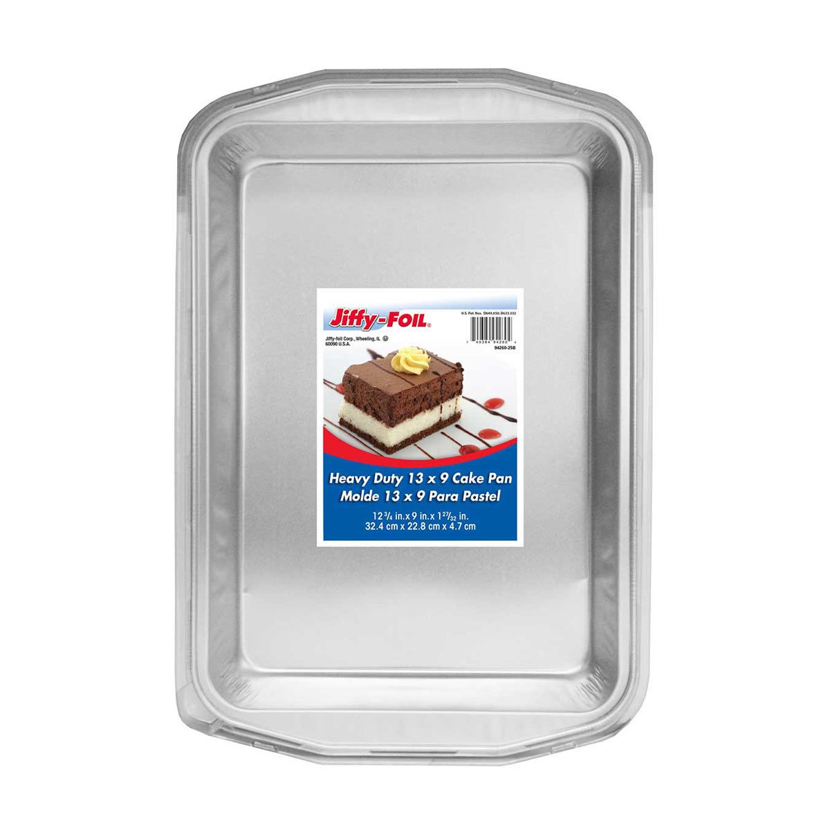 JIFFY FOIL 13X9 CAKE PAN & LID 1 EACH