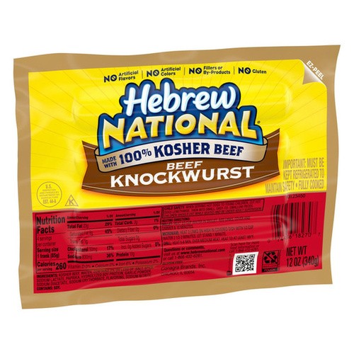 HEB NATL BF KNOCKWURST  12Z 12 OZ