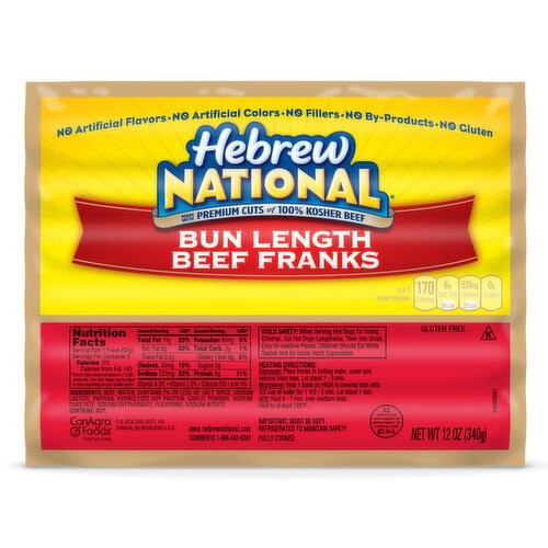 HEBREW BUN LN BEEF F 12 OZ