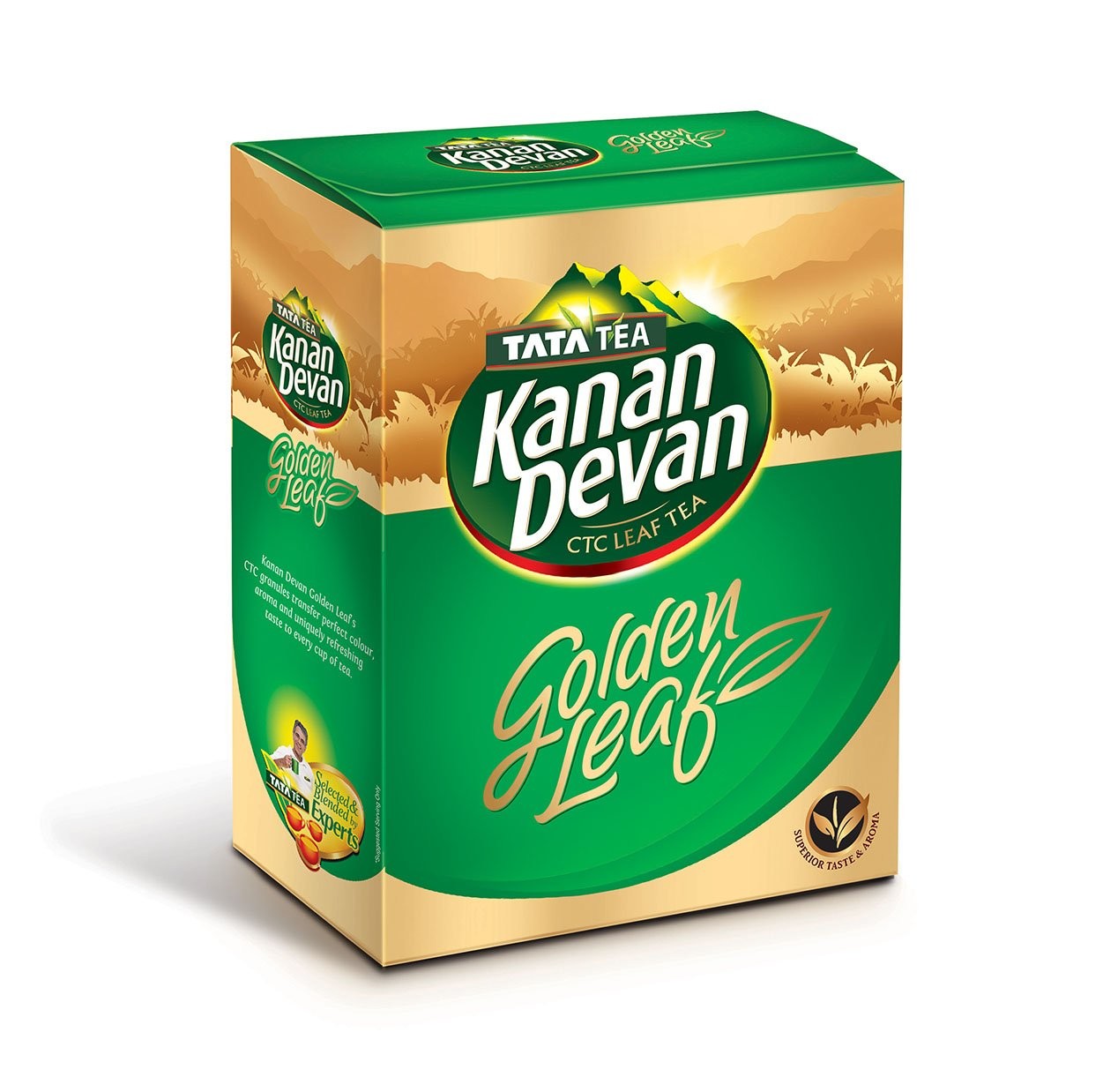 Tata Tea Kanan Devan Golden Leaf CTC Leaf Tea 1 PACK
