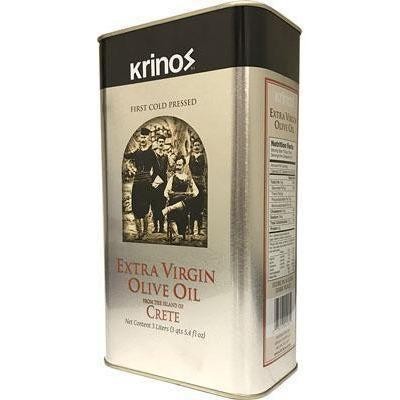 KRINOS EXTRA VIRGIN OLIVE OIL CRETE 3 LTR