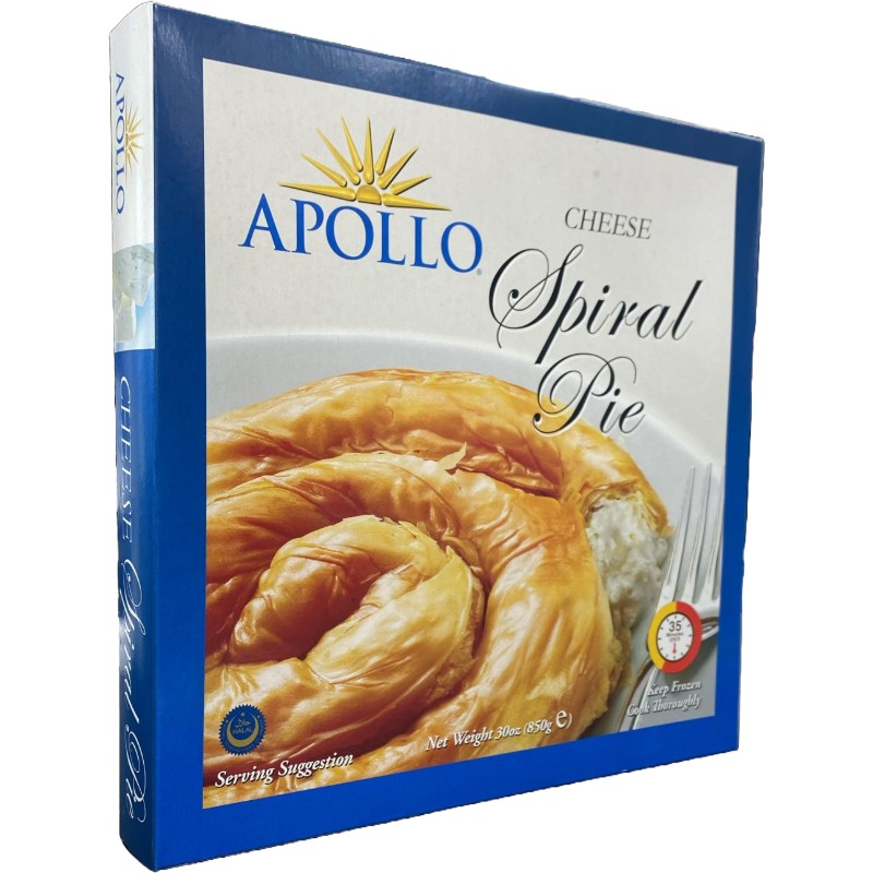 APOLLO CHEESE SPIRAL PIE 850 GM