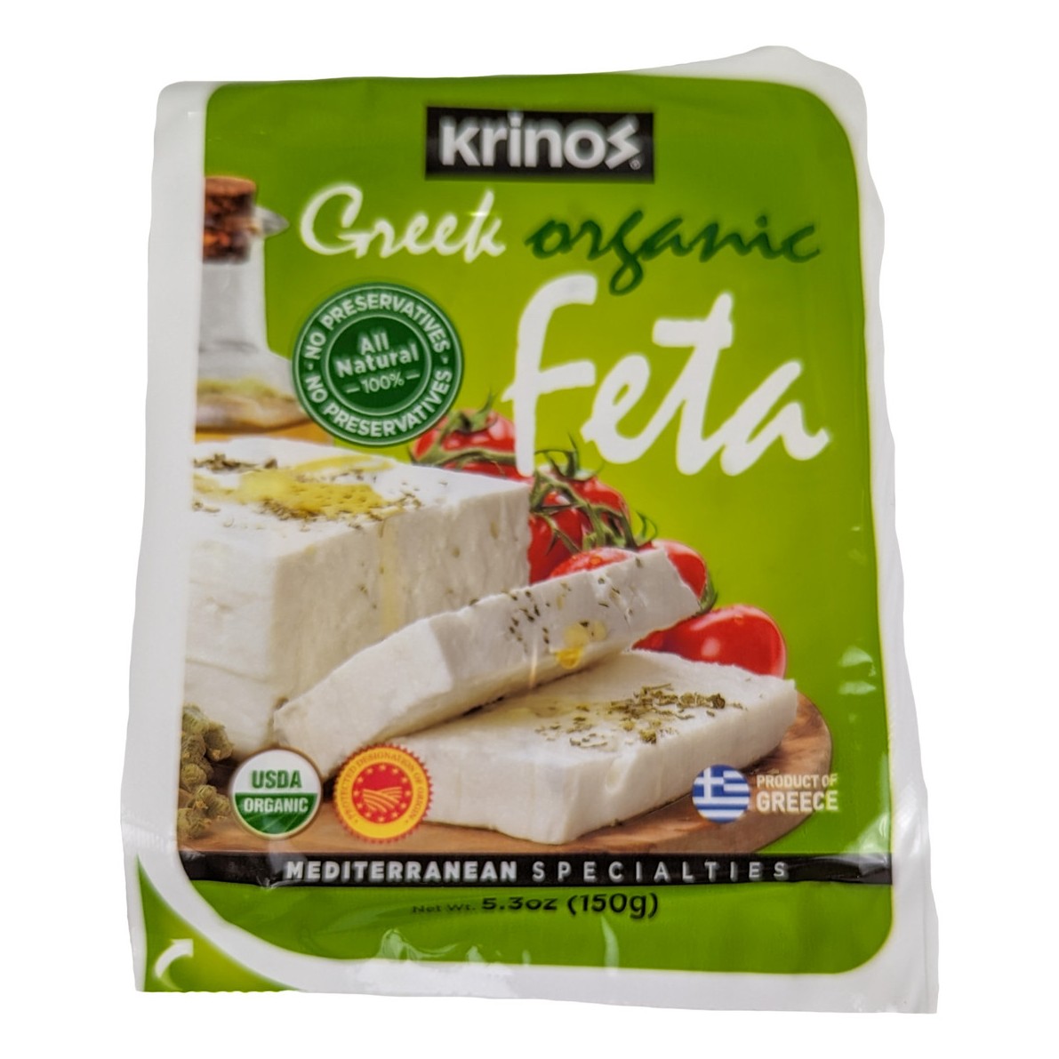 KRINOS GREEK ORGANIC FETA 14 OZ