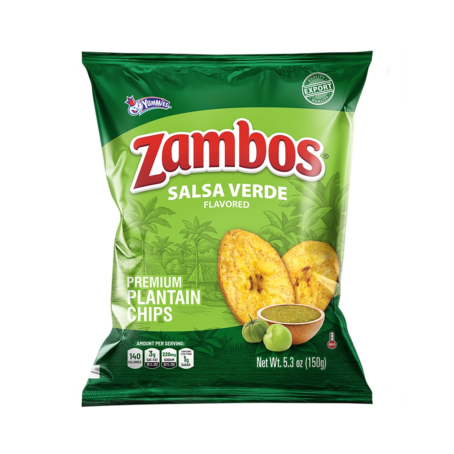 PLANTAIN CHIPS GREEN SALSA               5.46 OZ