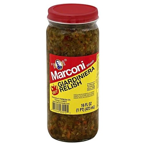 MARCONI HOT GIARDINIERA 16 OZ