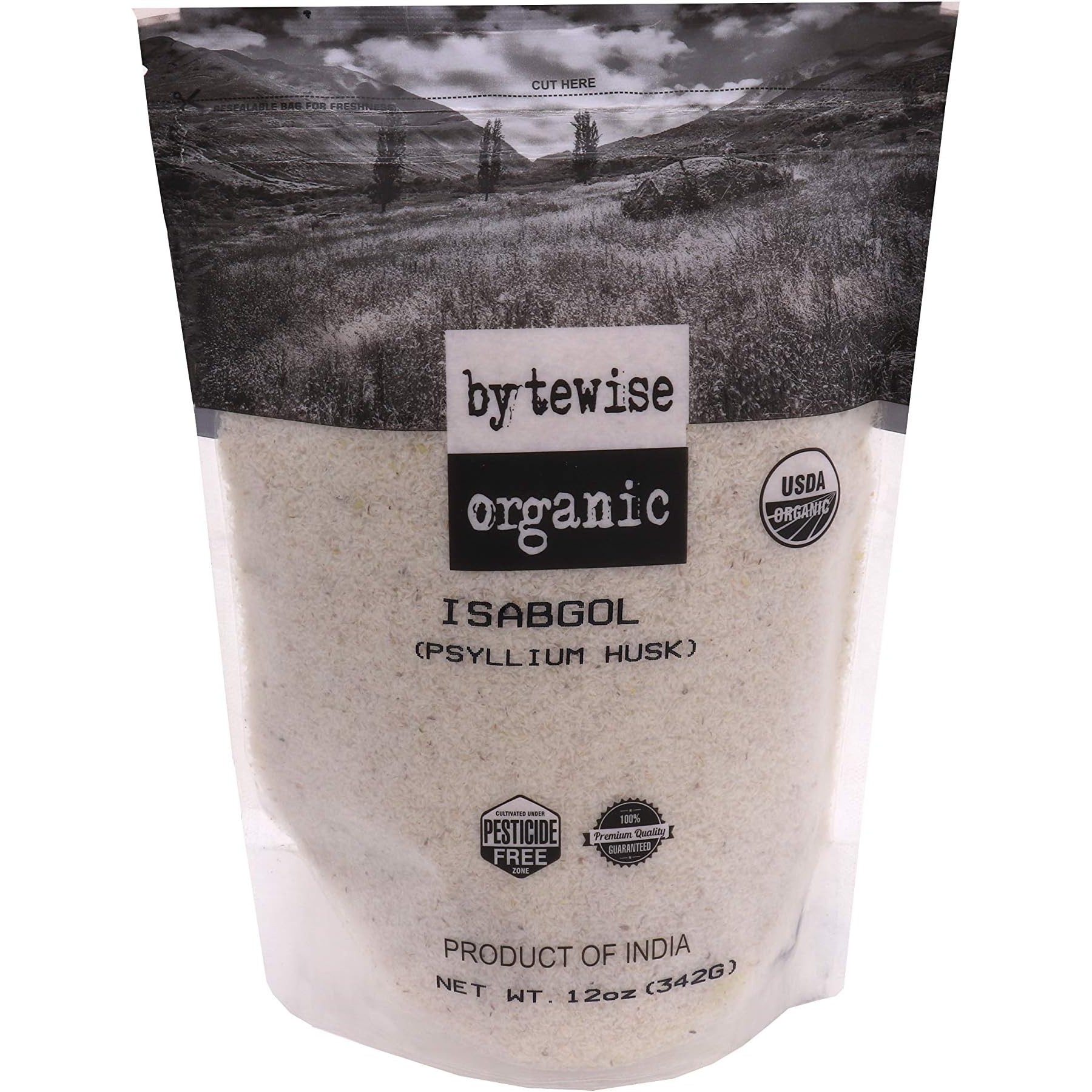 Bytewise Organic Isabgol 12 OZ