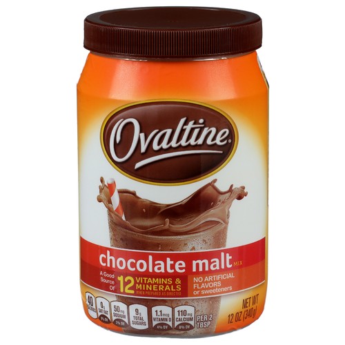 OVALTINE Chocolate Malt 12 OZ