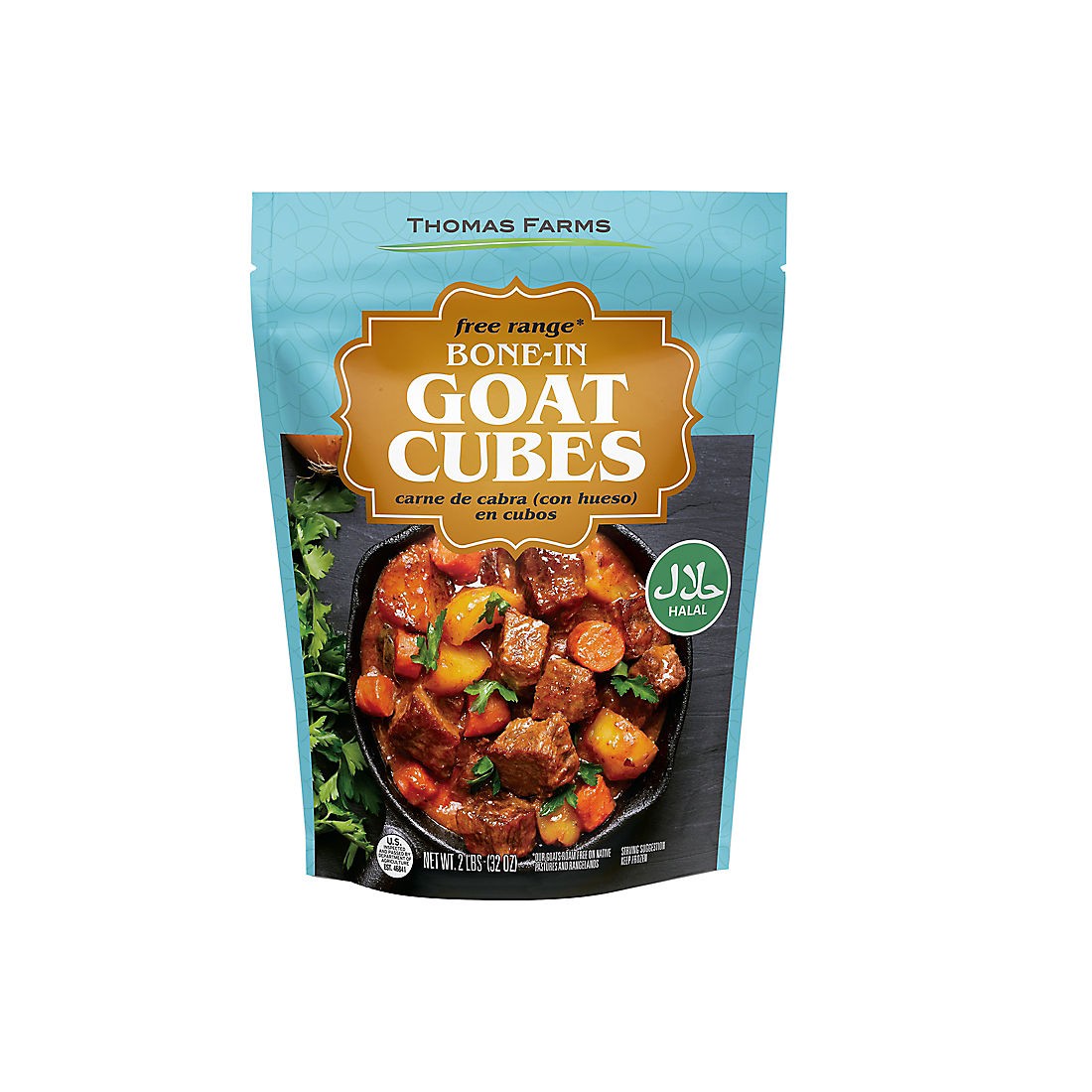 GOAT BONE IN 2 LBS