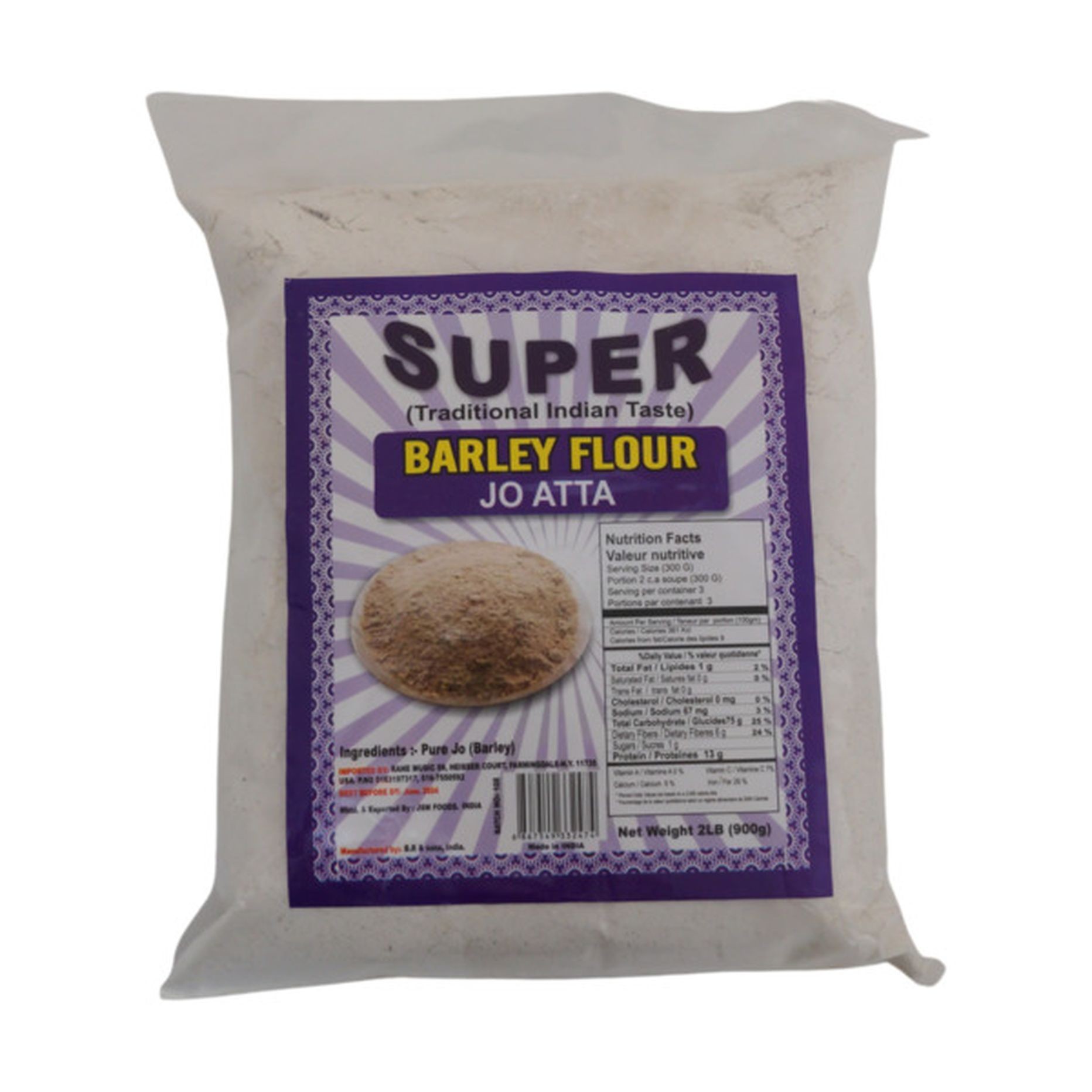 SUPER BARLEY FLOUR 2 LBS