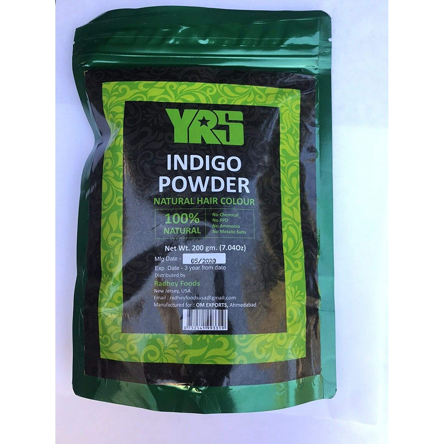 YRS 100% Pure & Natural Indigo Powder 200 GM