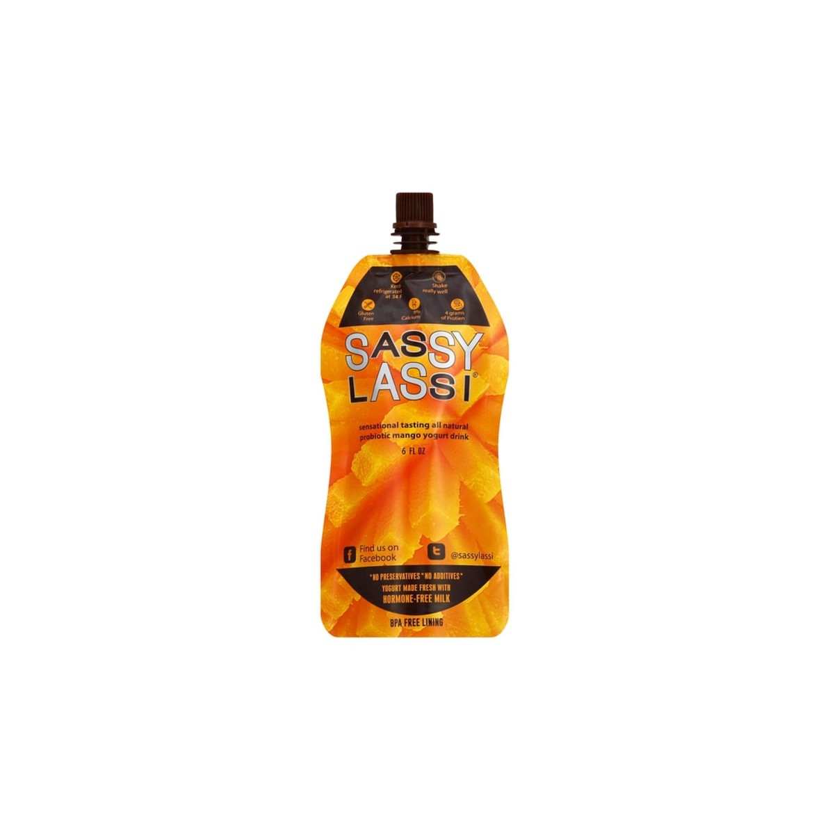 Sassy Lassi Mango 6 FLOZ