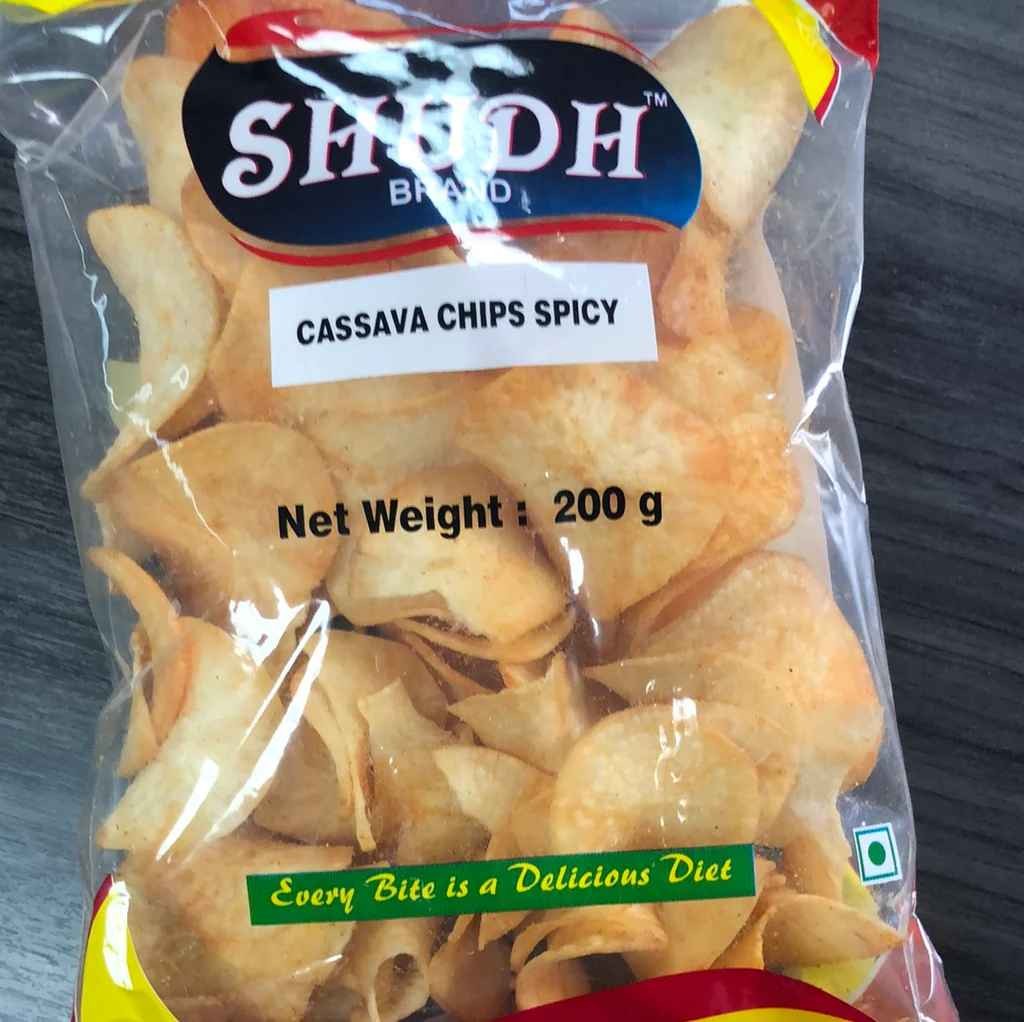 Shudh Cassava Chips Hot 200 GM