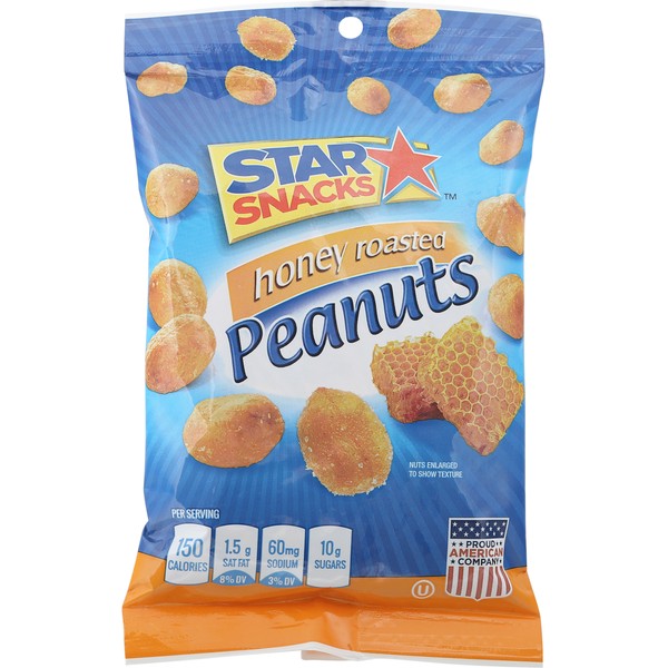 Starsnacks Honey Peanuts 6 OZ