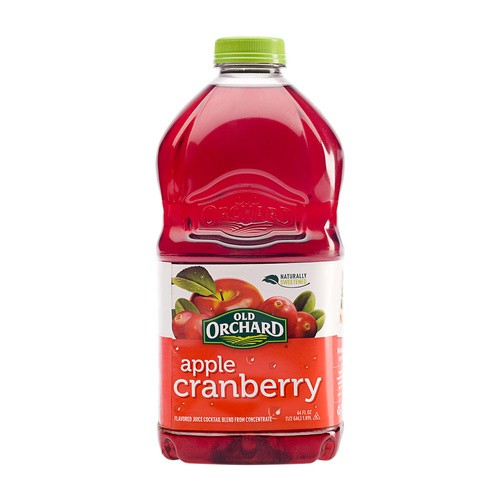OLD ORCHARD APPLE CRANBERRY JUICE 64 OZ