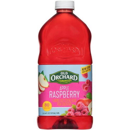 OLD ORCHARD APPLE RASPBERRY JUICE 64 OZ