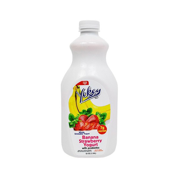 YOKEY BANANA STRAWBERRY YOGURT           52 OZ