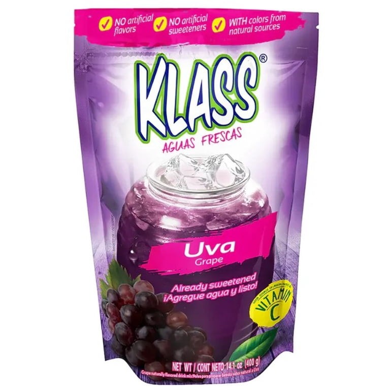 KLASS LISTO GRAPE DRINK MIX 14.1 OZ