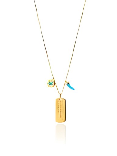 Happiness Gold Charm Necklaces 1 EACH