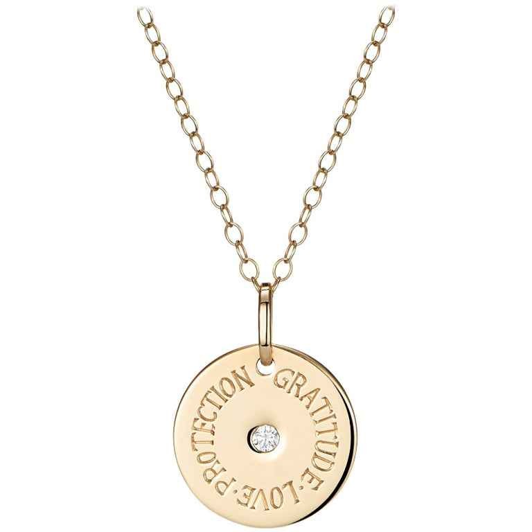 Protection Gold Charm Necklace 1 EACH