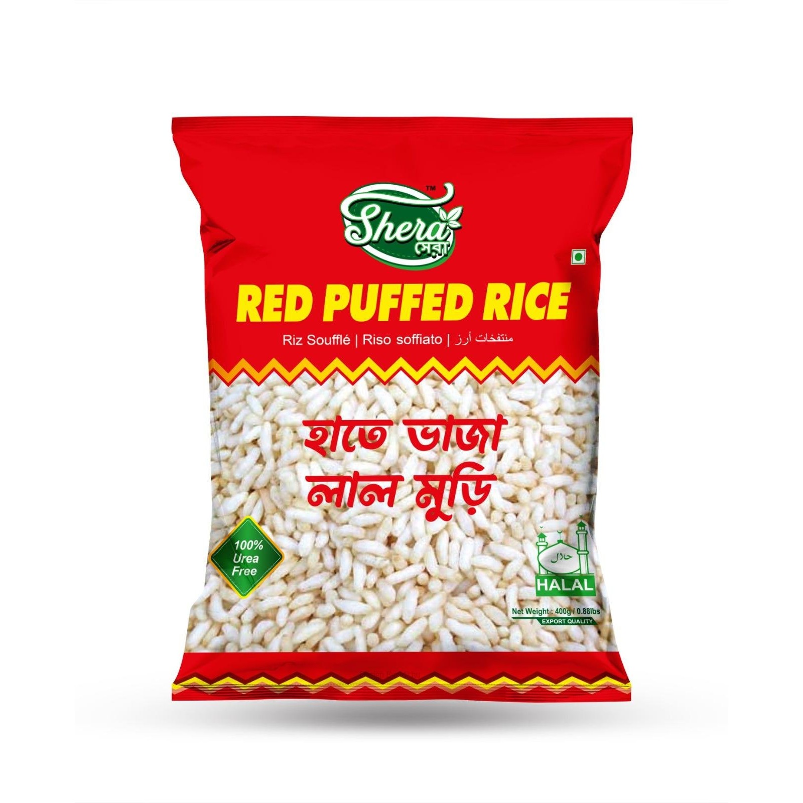 SHERA RED PUFFED RICE 400 GM
