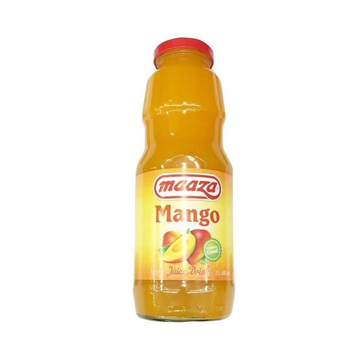 MAAZA MANGO JUICE GLASS BOTTLE 1 LTR