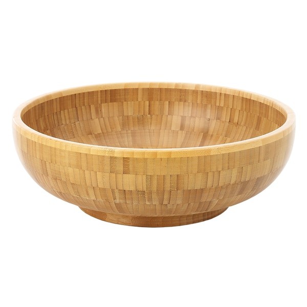 Brown Bamboo Bowl 1 EACH