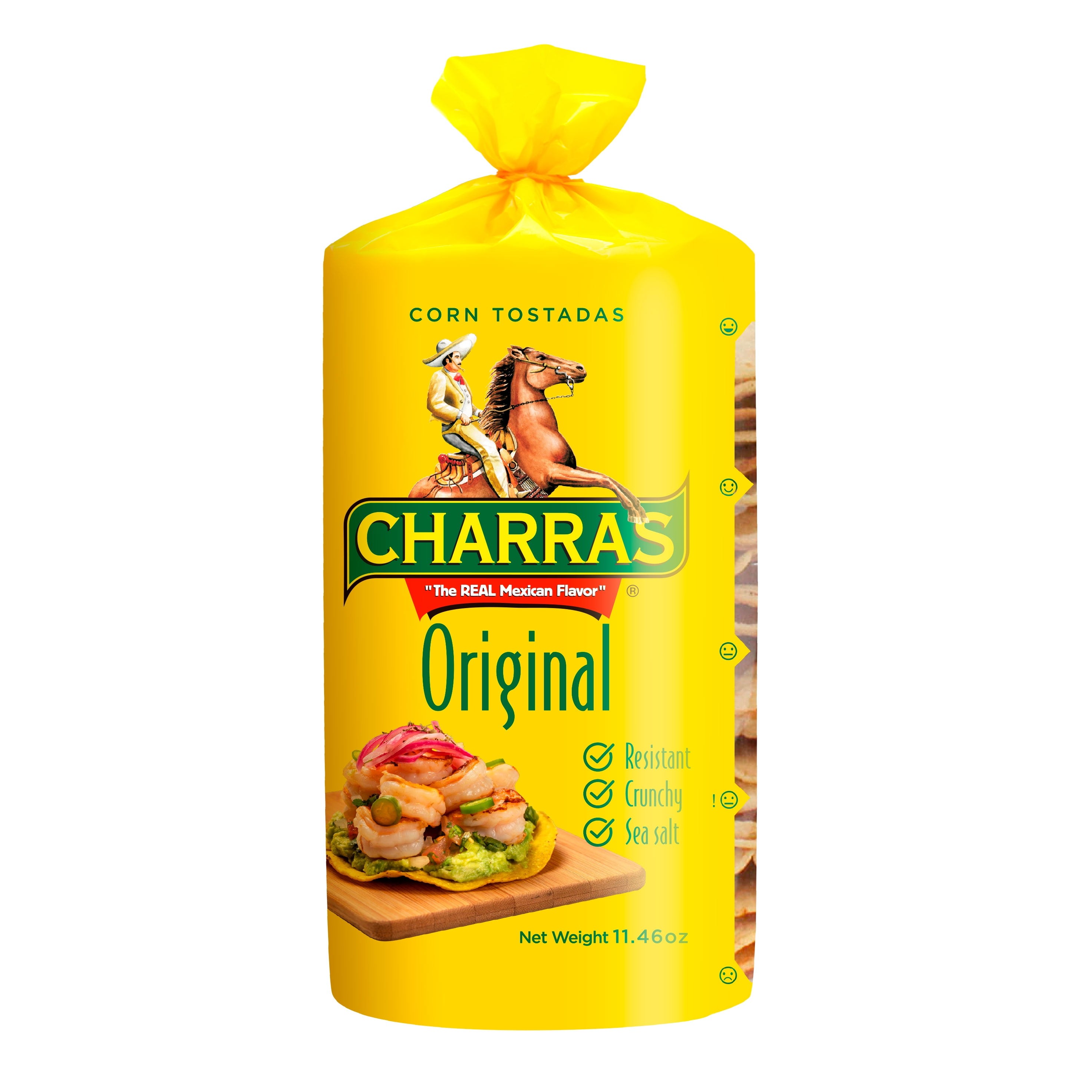 CHARRAS CORN TOSTADAS 11.46 OZ